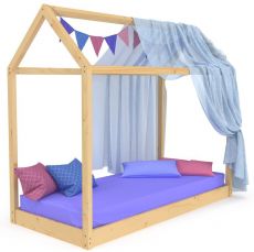 Детская кровать-домик SportBaby лак 80 х 190 см